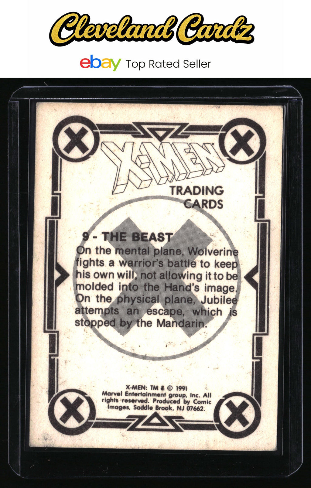 1991 Comic Images X-Men #9 The Beast