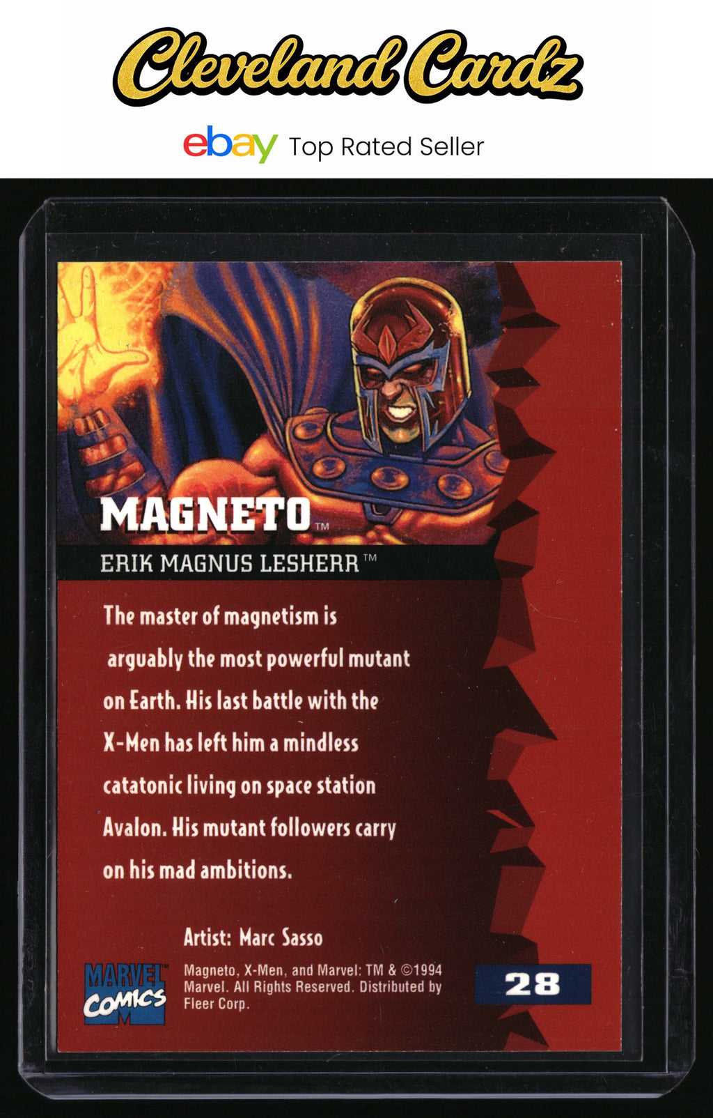 1995 Fleer Ultra X-Men #28 Magneto