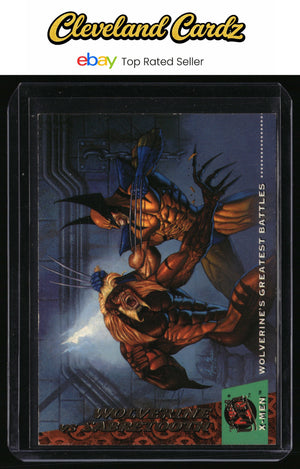 1994 Ultra X-Men #137 Wolverine vs. Sabretooth