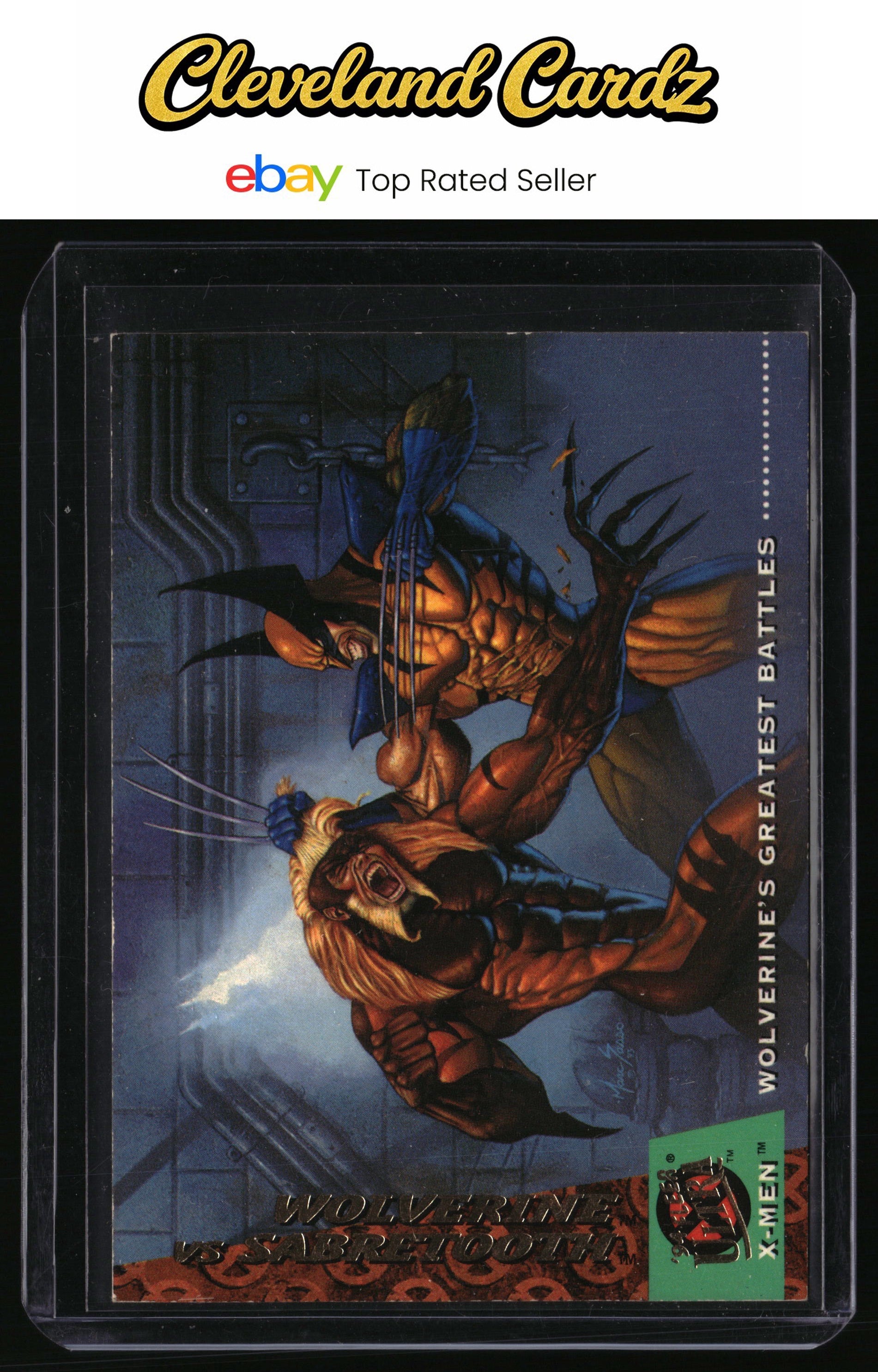 1994 Ultra X-Men #137 Wolverine vs. Sabretooth