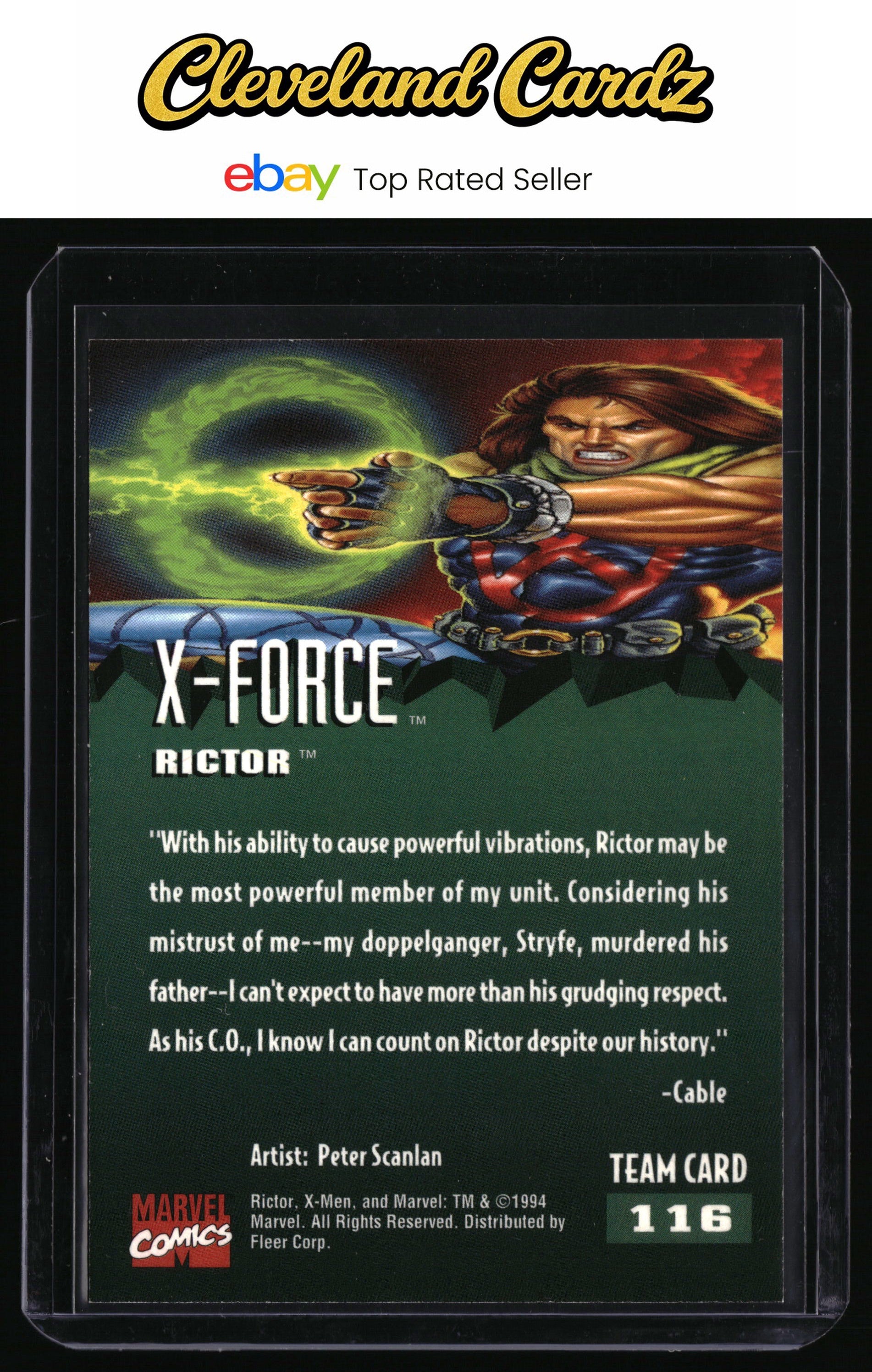 1995 Fleer Ultra X-Men #116 Rictor