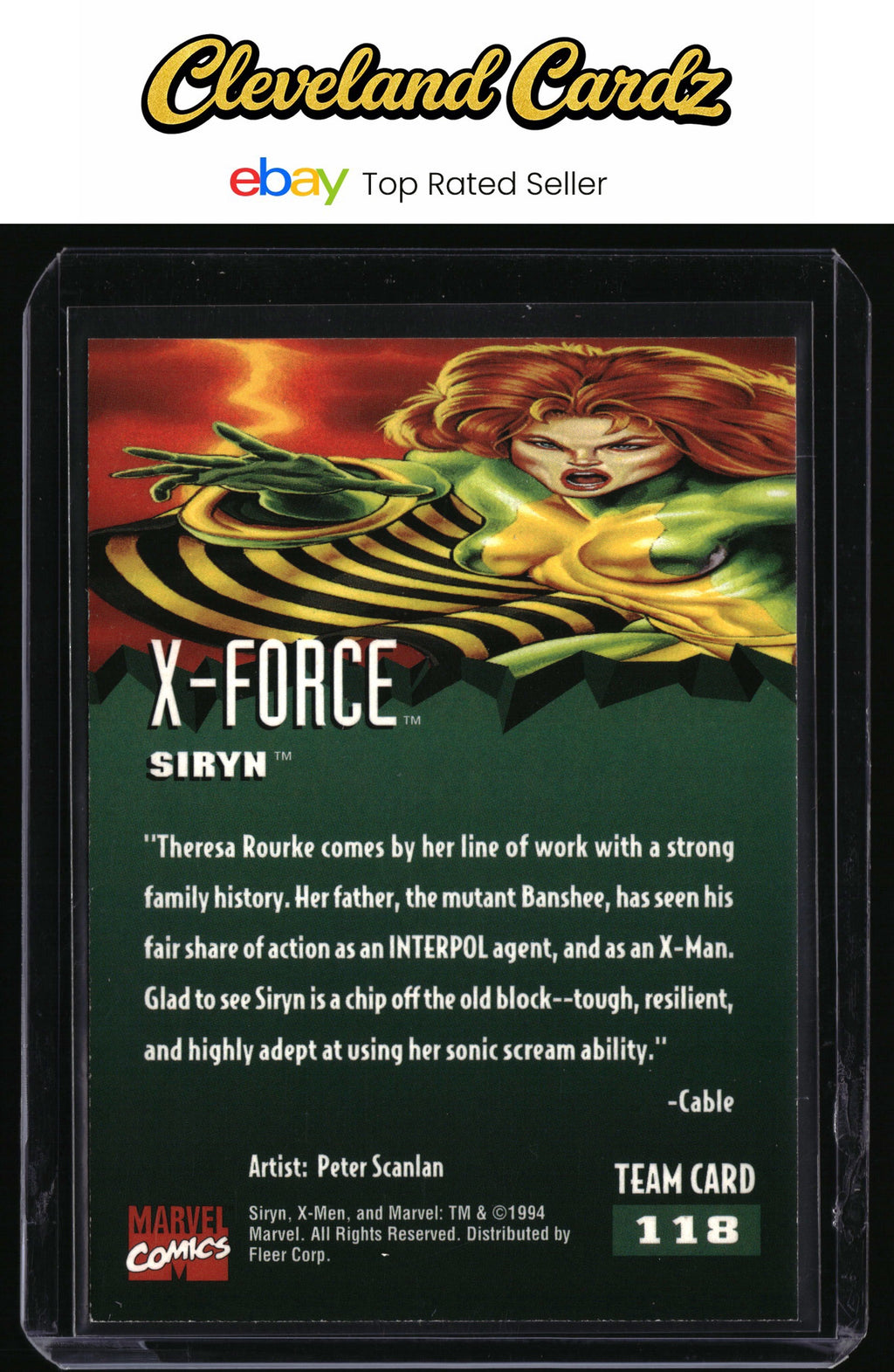 1995 Fleer Ultra X-Men #118 Siryn