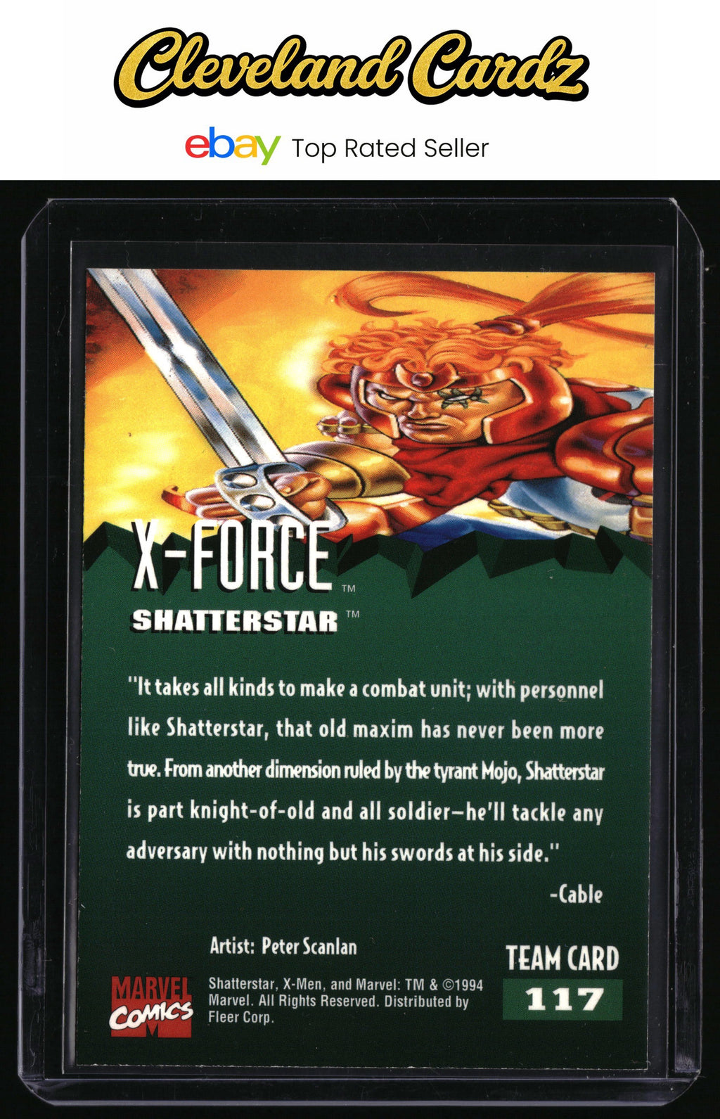 1995 Fleer Ultra X-Men #117 Shatterstar