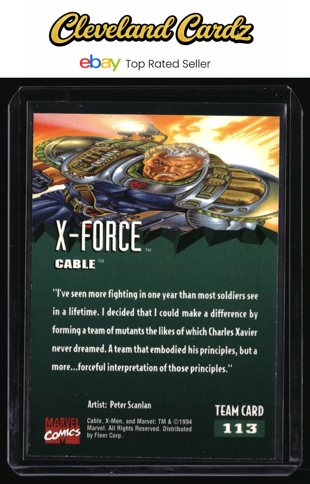 1995 Fleer Ultra X-Men #113 Cable