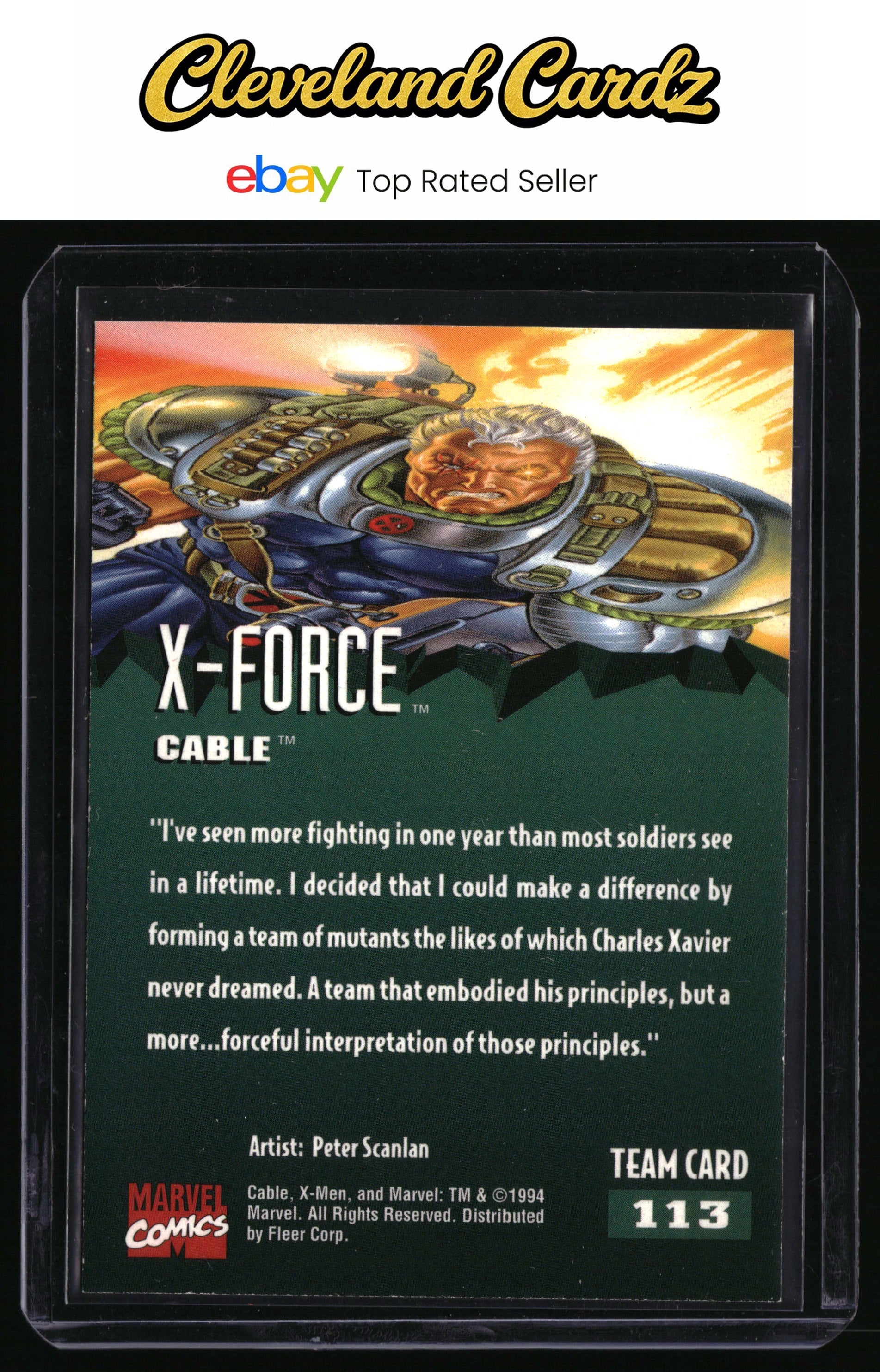 1995 Fleer Ultra X-Men #113 Cable
