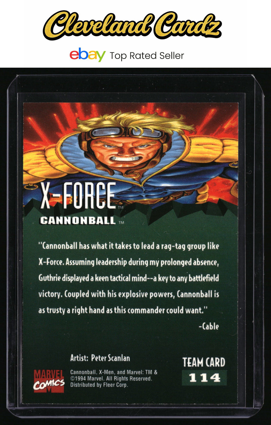 1995 Fleer Ultra X-Men #114 Cannonball