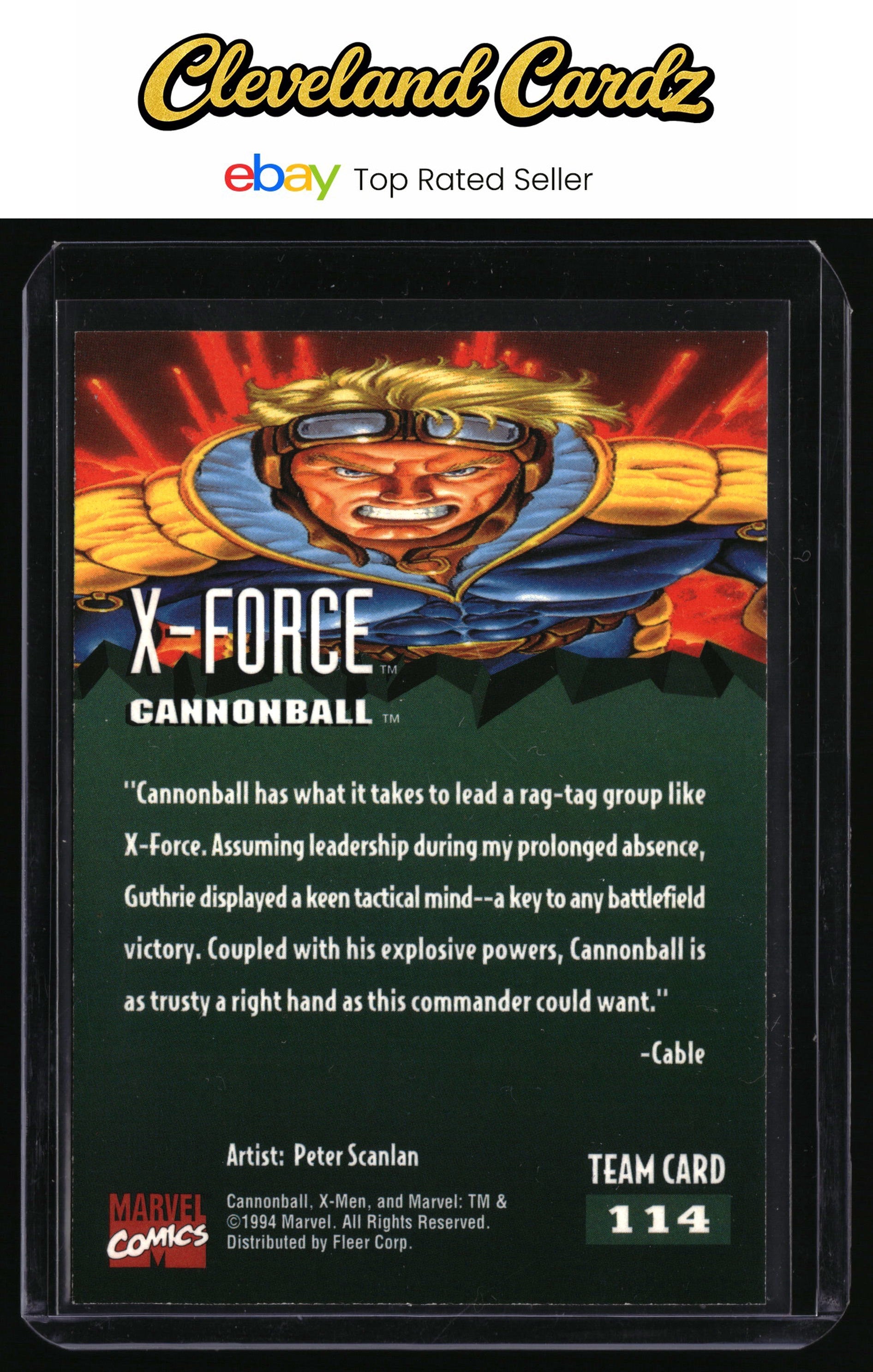 1995 Fleer Ultra X-Men #114 Cannonball