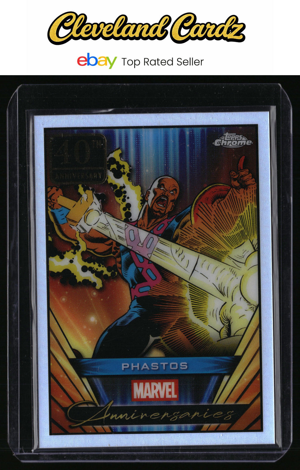 2025 Topps Chrome Marvel #MA-18 Phastos Marvel Anniversaries