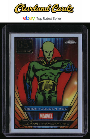 2025 Topps Chrome Marvel #MA-1 Vision Marvel Anniversaries