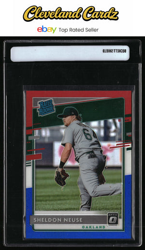 2020 Donruss Optic #69 Sheldon Neuse Red, White and Blue #/150