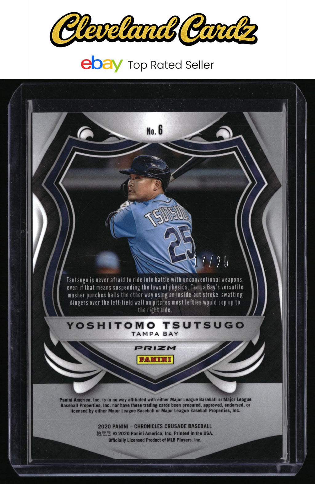 2020 Panini Chronicles #6 Yoshitomo Tsutsugo Contenders Optic Pink #/25