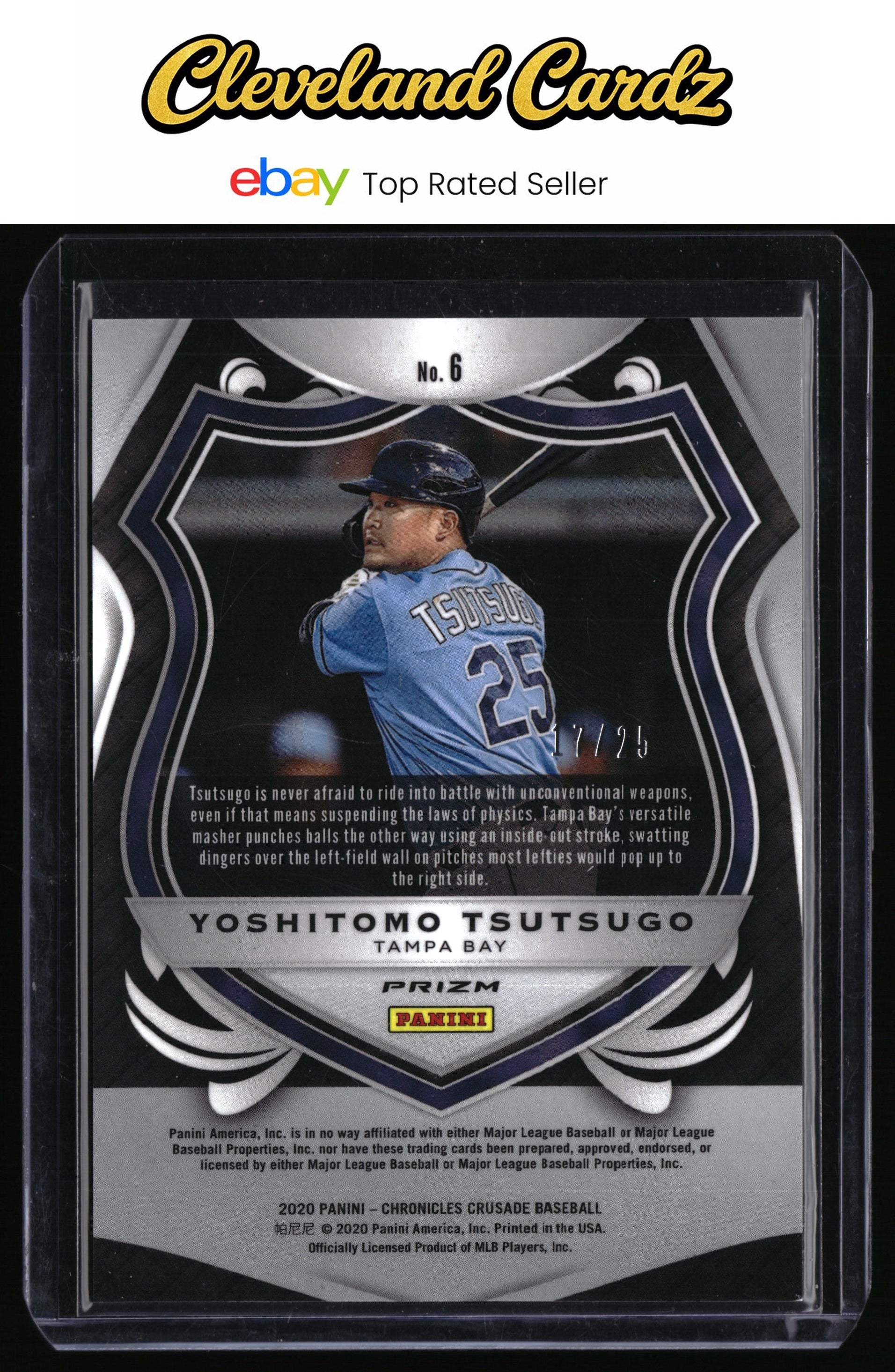 2020 Panini Chronicles #6 Yoshitomo Tsutsugo Contenders Optic Pink #/25
