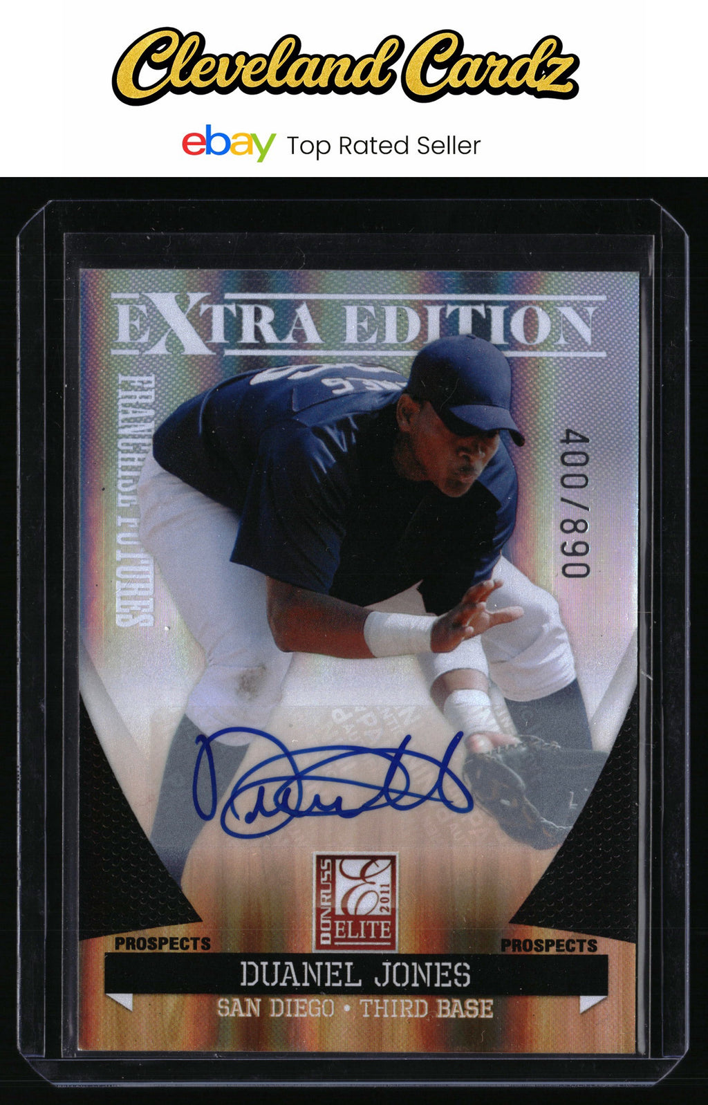 2011 Donruss Elite #189 Duanel Jones Franchise Futures Signatures #/890