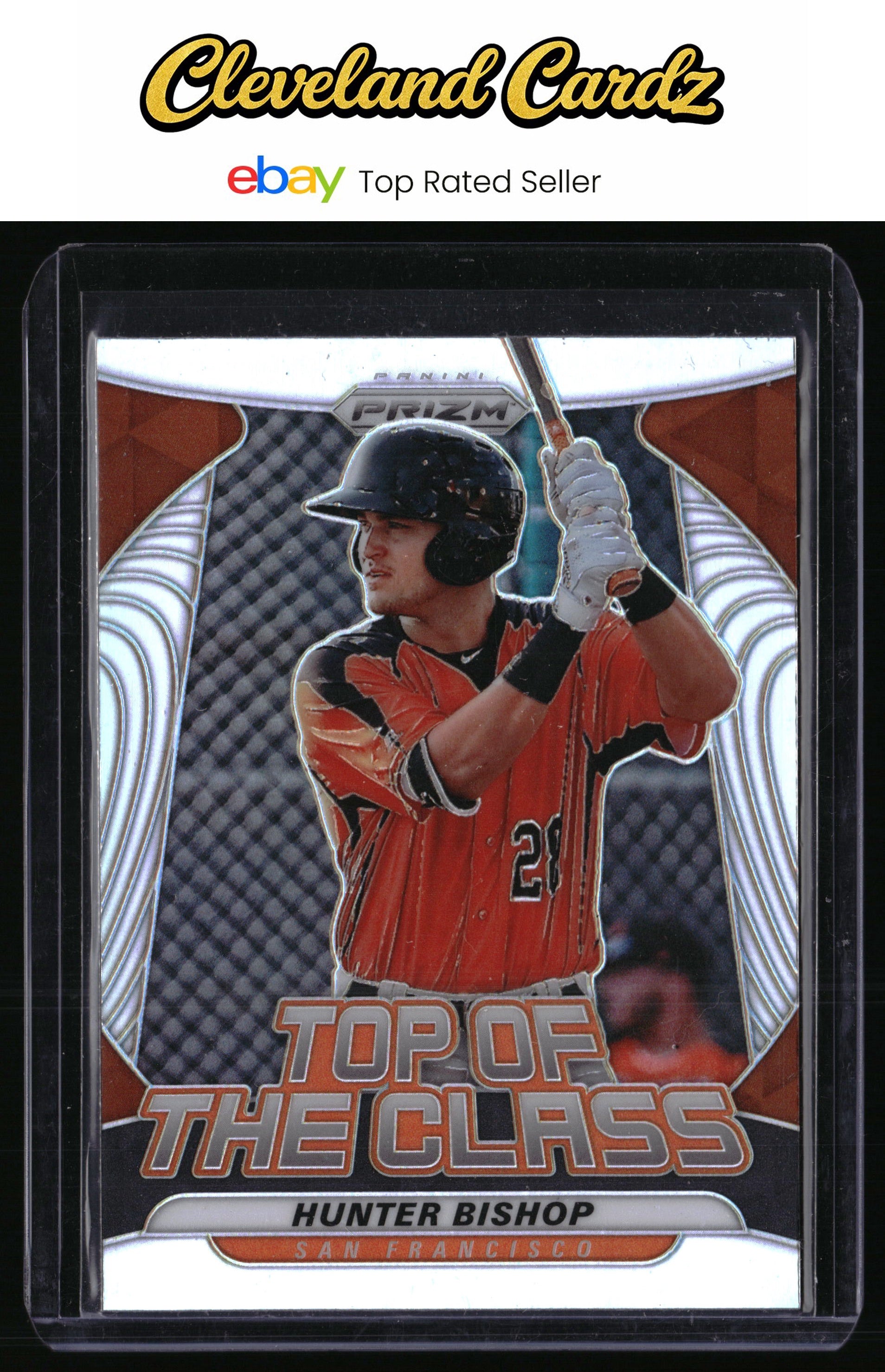 2020 Panini Prizm #TOC-10 Hunter Bishop Top of The Class Silver Prizm