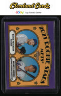 2021 Topps Heritage #5 2021 Rookie Stars - Gimenez/Peterson Purple Refractor