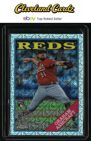 2023 Topps #T88C-93 Graham Ashcraft 1988 Topps 35th Anniversary Chrome