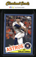 2020 Topps #85TB-19 Carlos Correa 1985 Topps 35th Anniversary Blue