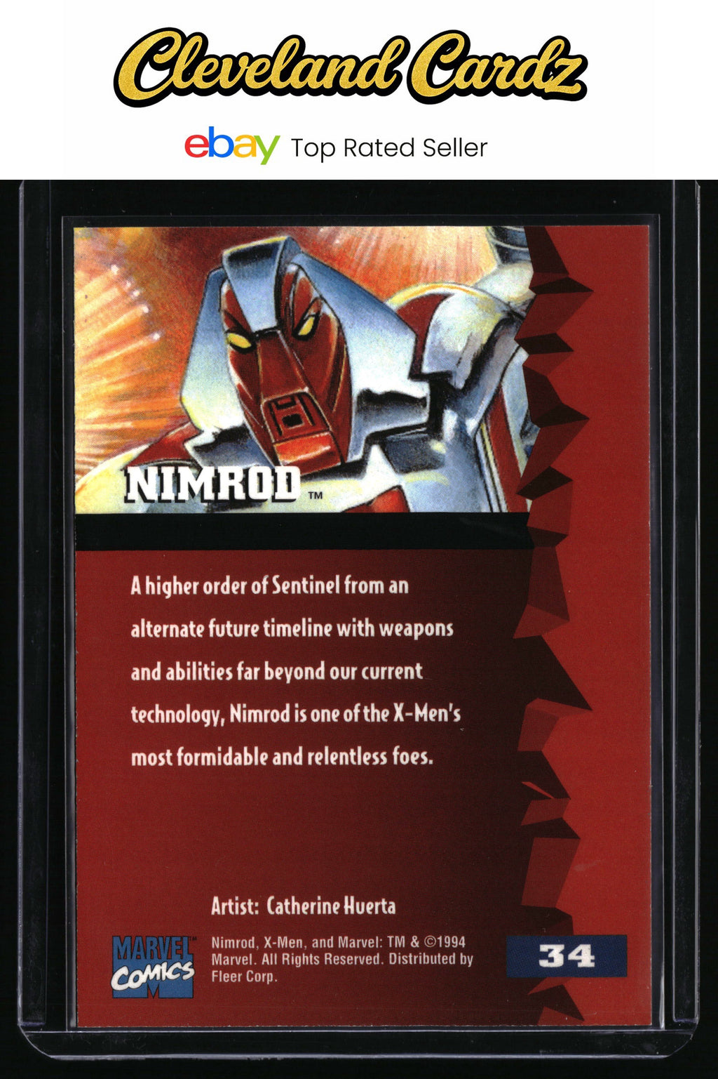1995 Fleer Ultra X-Men #34 Nimrod