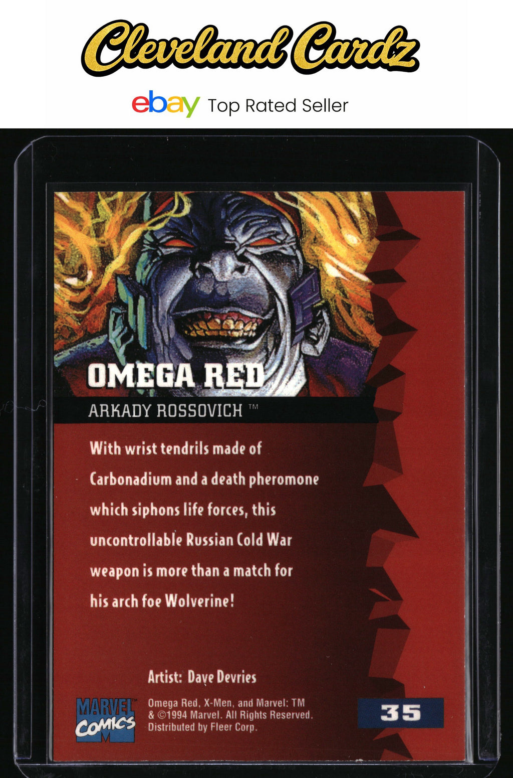 1995 Fleer Ultra X-Men #35 Omega Red