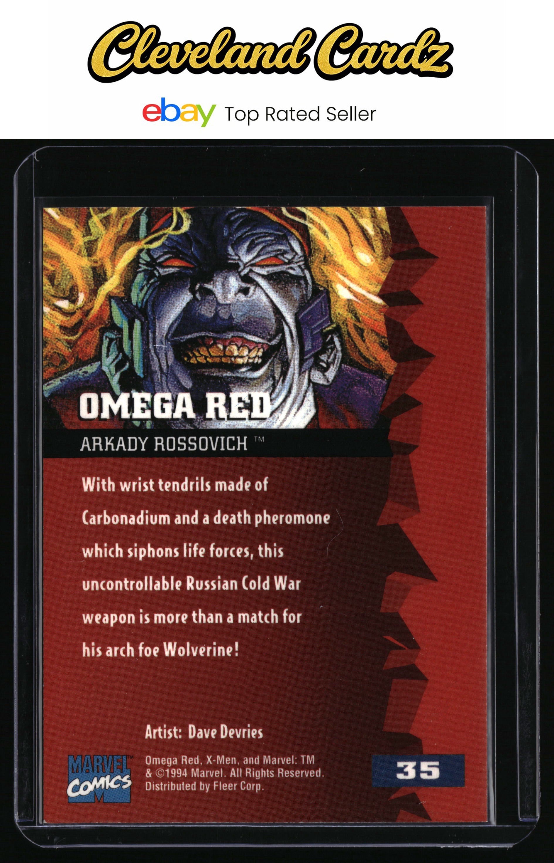 1995 Fleer Ultra X-Men #35 Omega Red