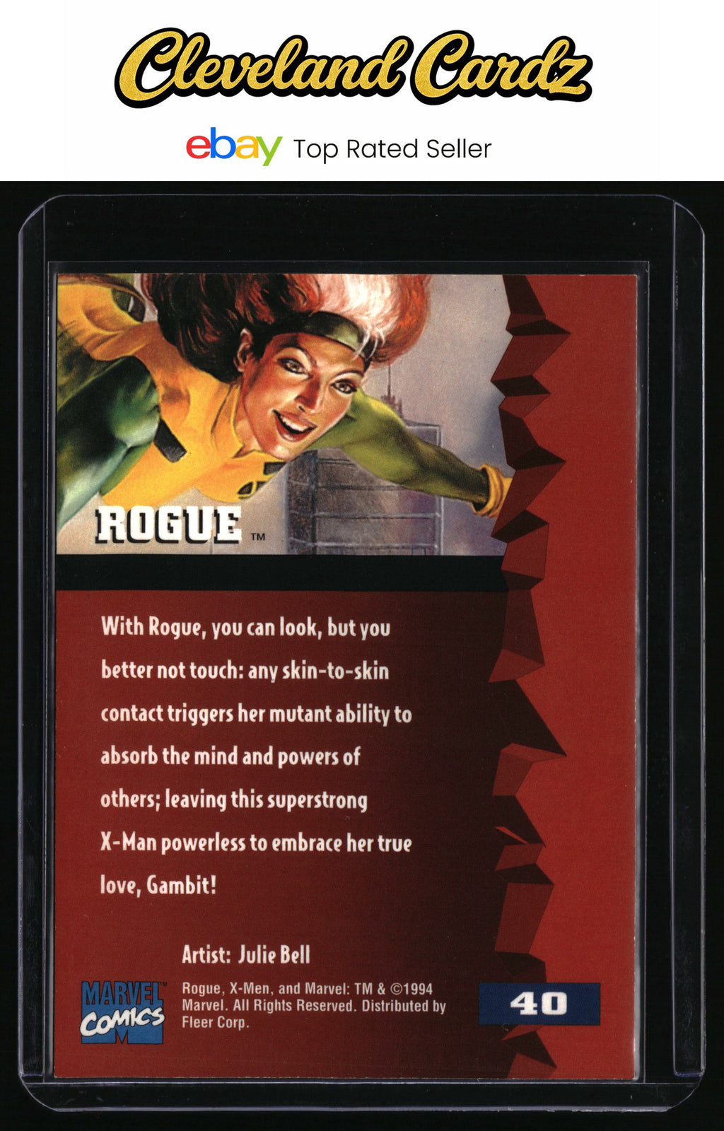 1995 Fleer Ultra X-Men #40 Rogue