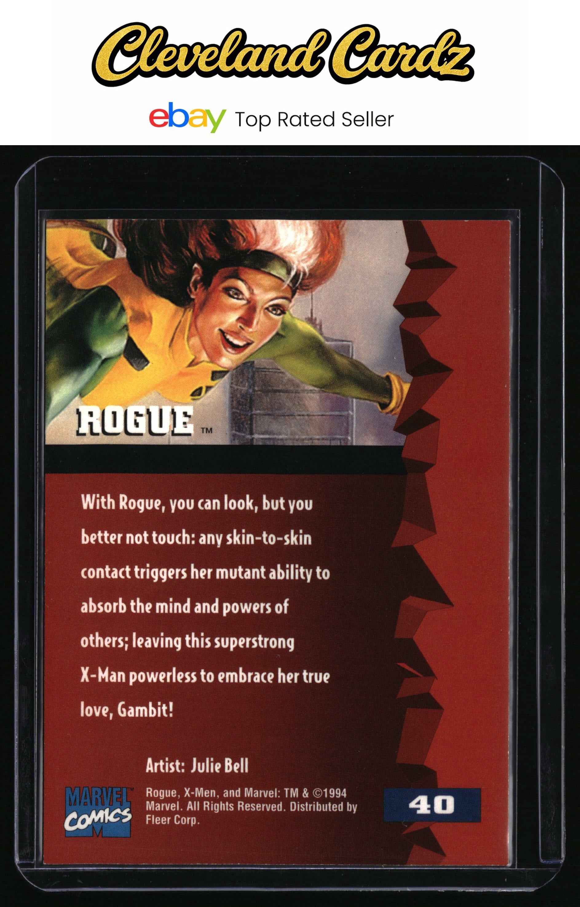 1995 Fleer Ultra X-Men #40 Rogue