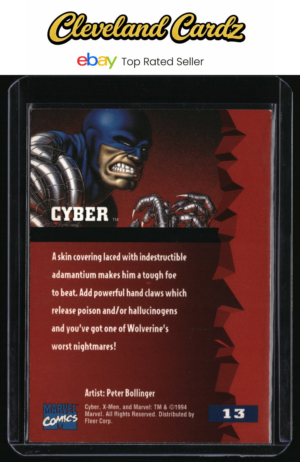 1995 Fleer Ultra X-Men #13 Cyber