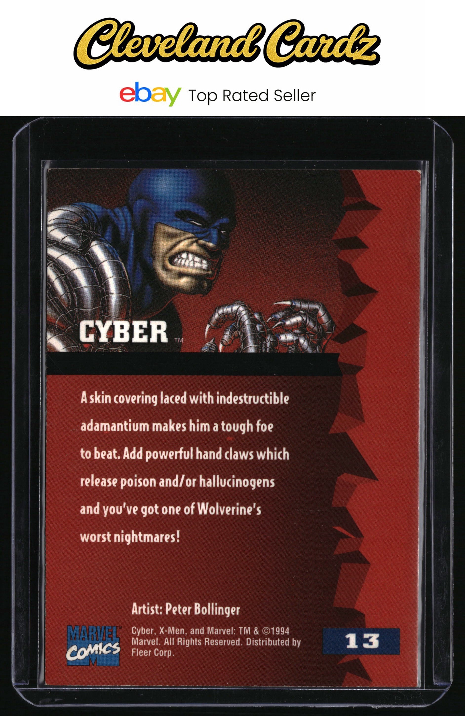 1995 Fleer Ultra X-Men #13 Cyber