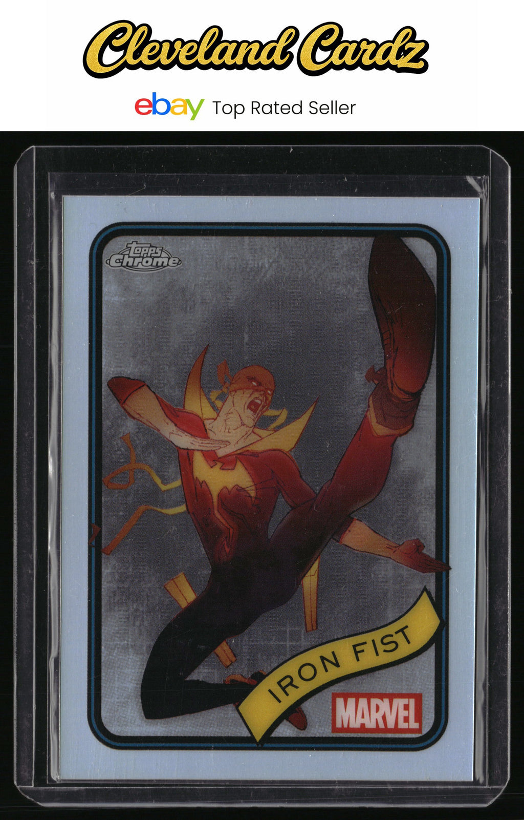 2025 Topps Chrome Marvel #137 Iron Fist Refractor