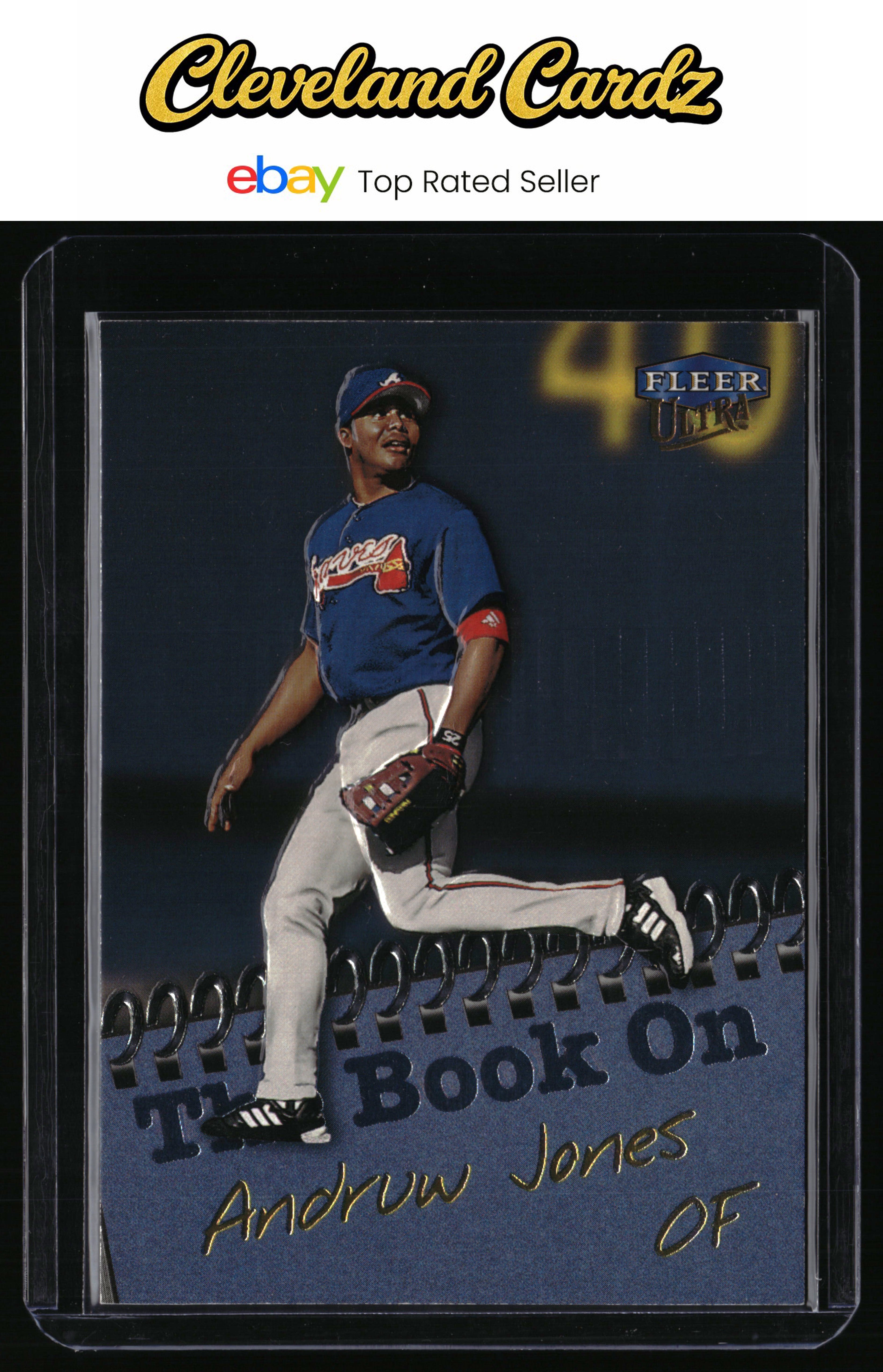 1999 Ultra #9 BO Andruw Jones The Book On