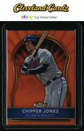 2011 Finest #16 Chipper Jones Orange Refractors #/99