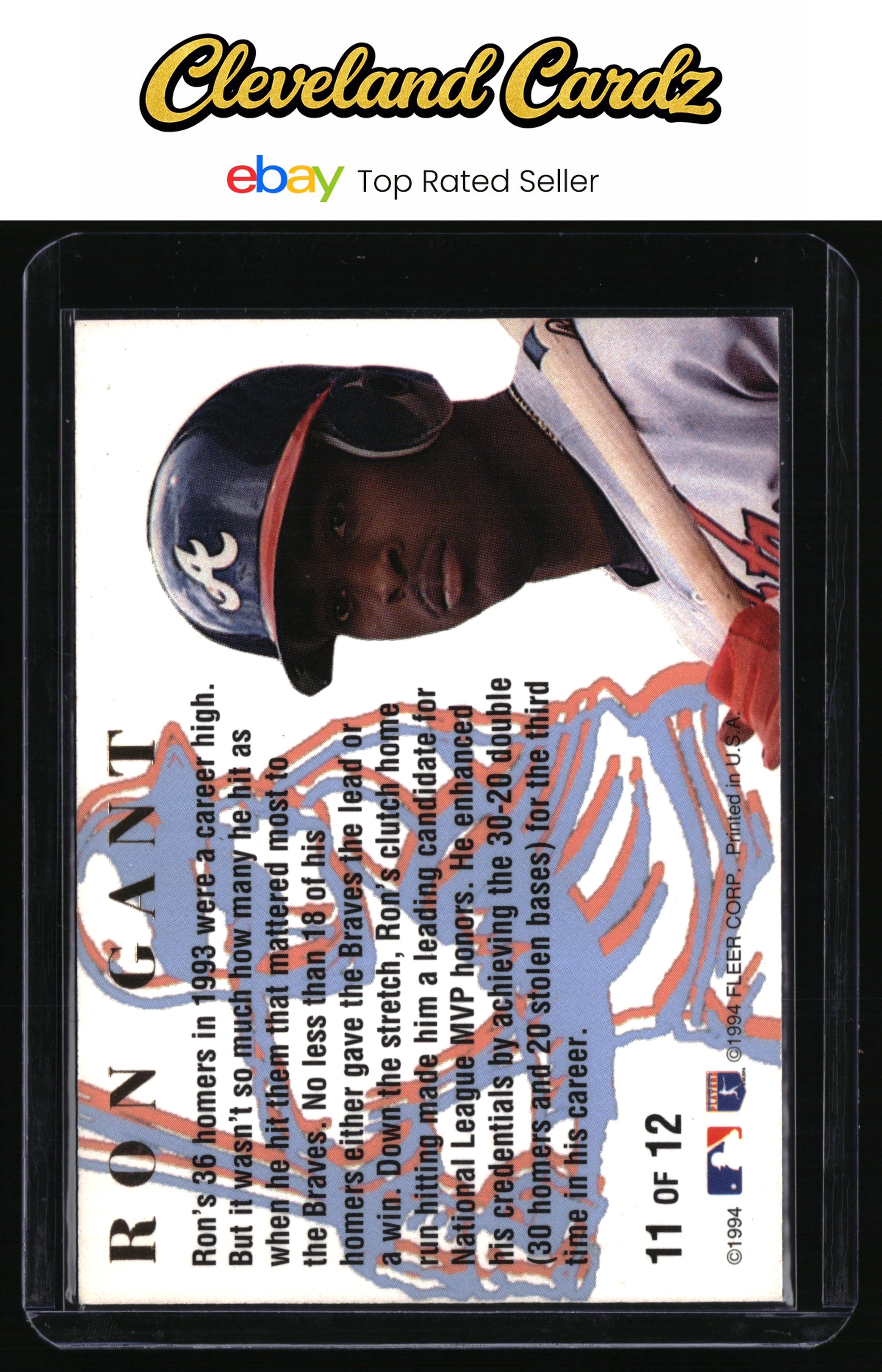 1994 Ultra #11 Ron Gant Home Run Kings