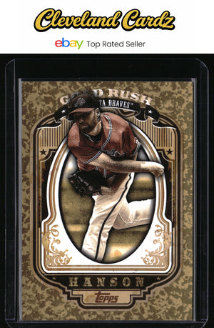2012 Topps #32 Tommy Hanson Gold Rush Wrapper Redemption