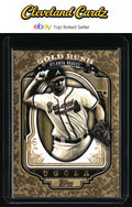 2012 Topps #15 Dan Uggla Gold Rush Wrapper Redemption