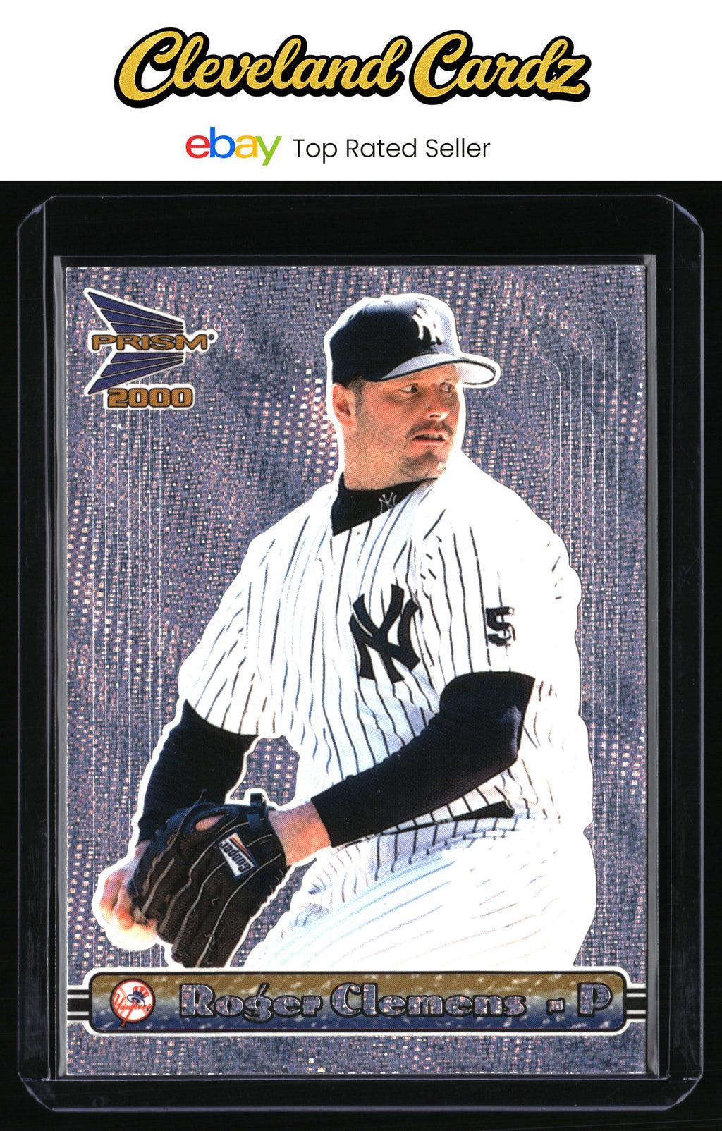 2000 Pacific Prism #97 Roger Clemens Rapture Silver