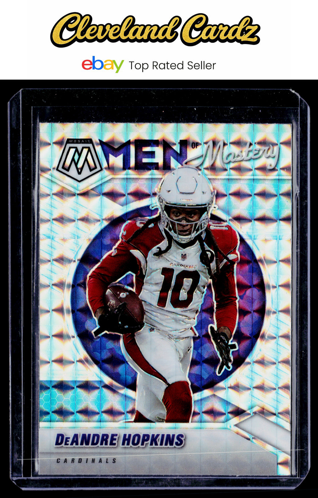 2021 Panini Mosaic #MM10 DeAndre Hopkins Men of Mastery Prizm Silver