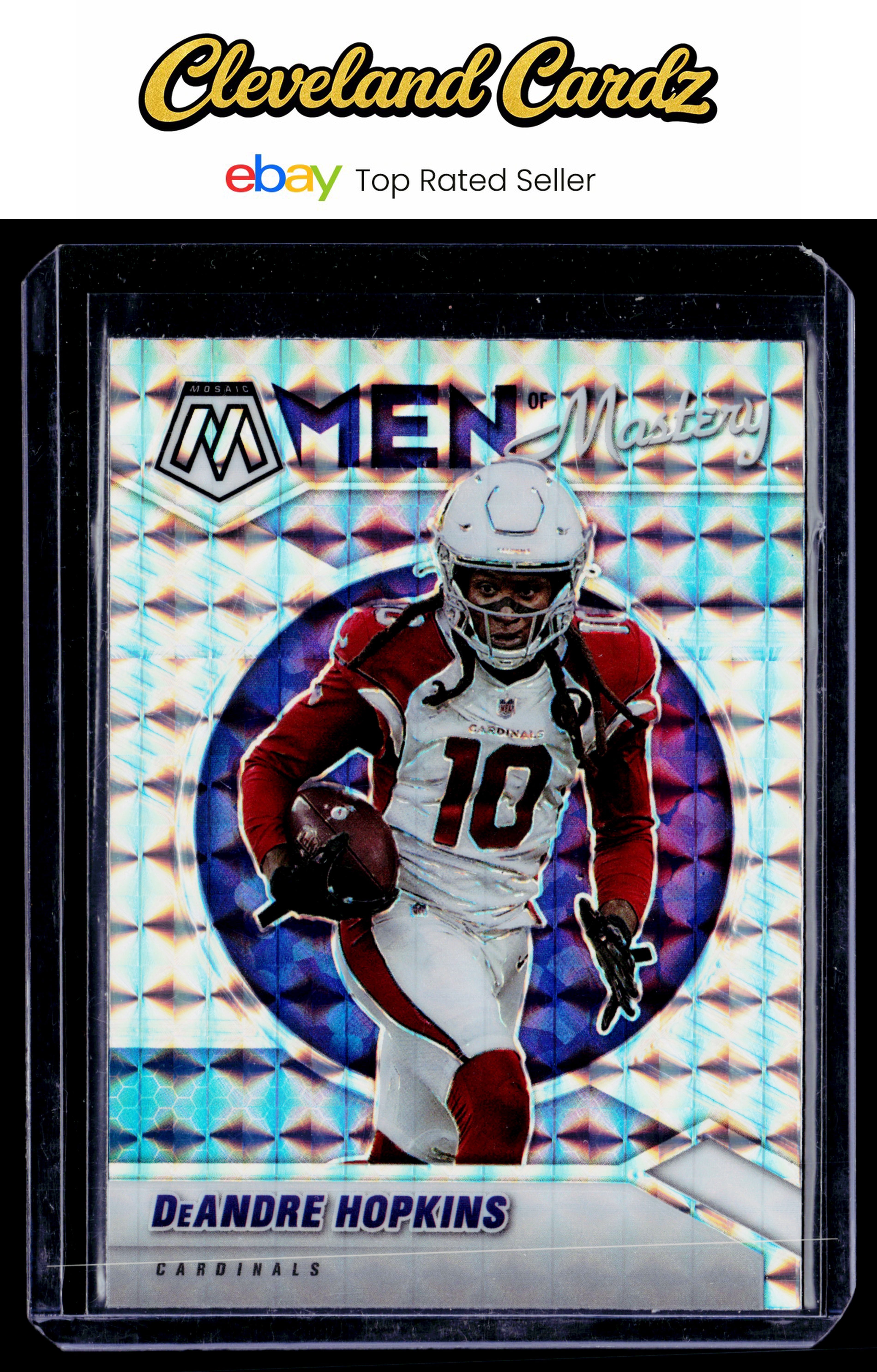 2021 Panini Mosaic #MM10 DeAndre Hopkins Men of Mastery Prizm Silver