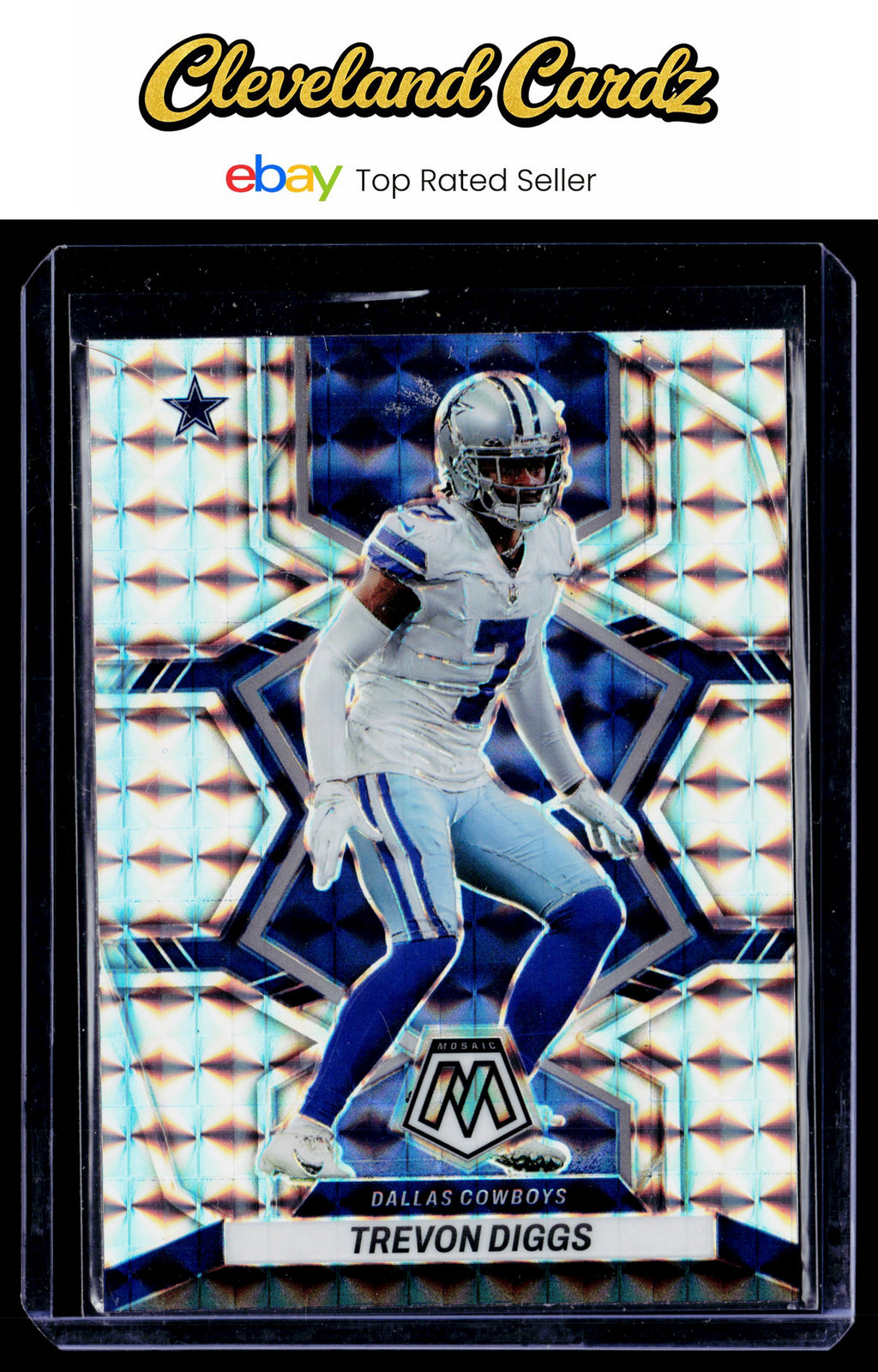 2022 Panini Mosaic #56 Trevon Diggs Mosaic