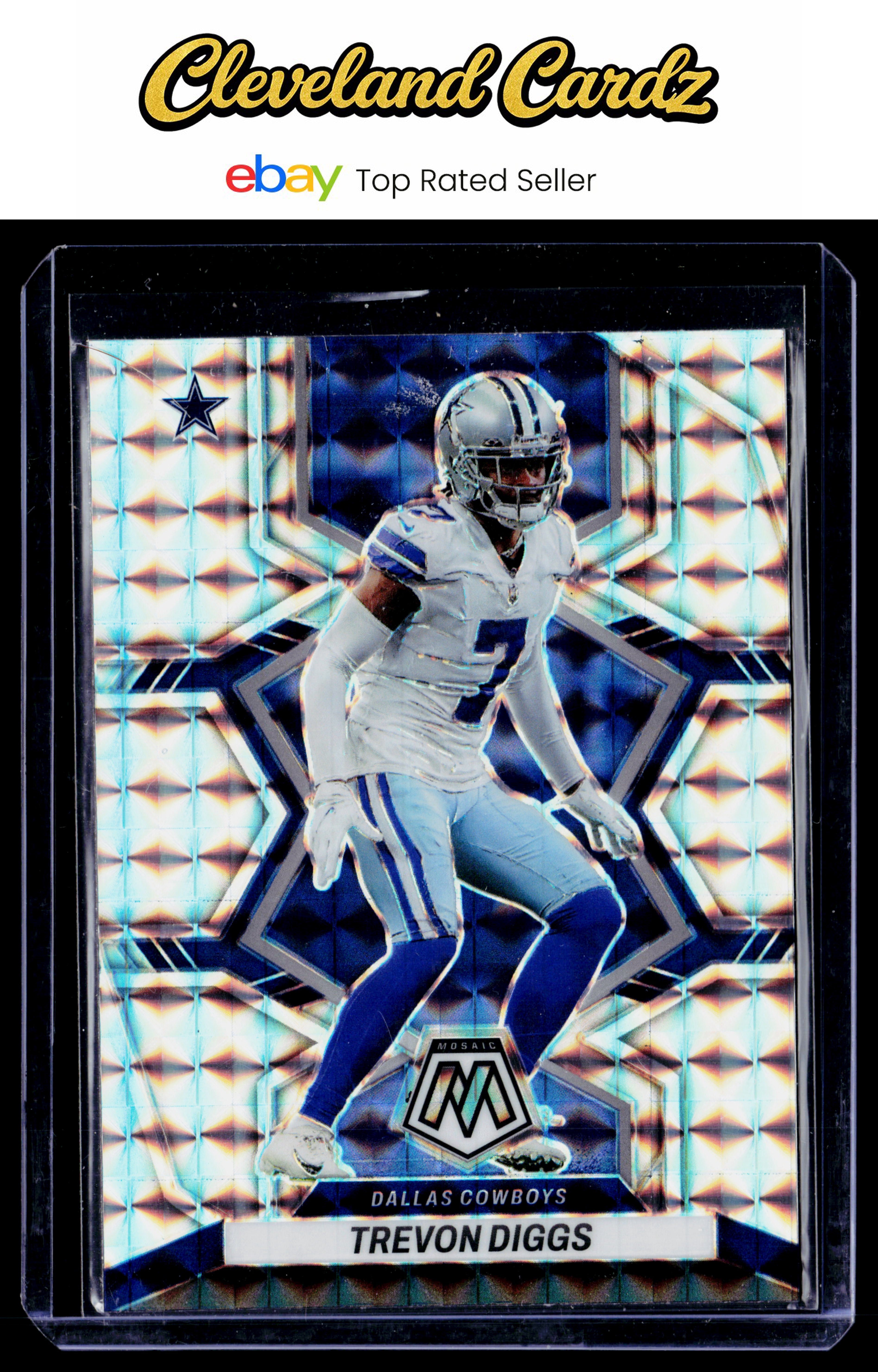 2022 Panini Mosaic #56 Trevon Diggs Mosaic