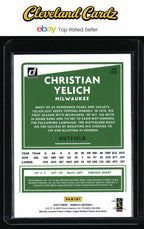 2020 Donruss #110 Christian Yelich Holo Red