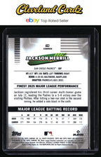 2026 Finest #70 Jackson Merrill Green Refractors #/99