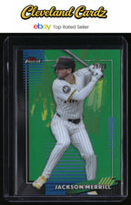 2026 Finest #70 Jackson Merrill Green Refractors #/99