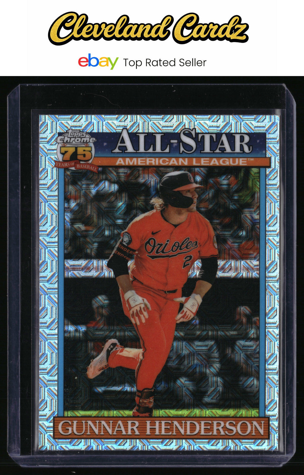2026 Topps #91ASC-38 Gunnar Henderson 1991 35th Anniversary Chrome All-Stars