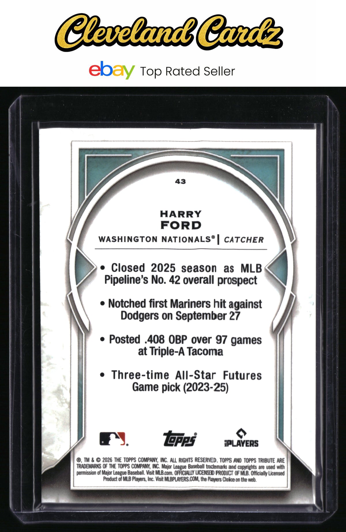2026 Topps Tribute #43 Harry Ford