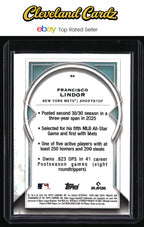 2026 Topps Tribute #86 Francisco Lindor Blue #/150