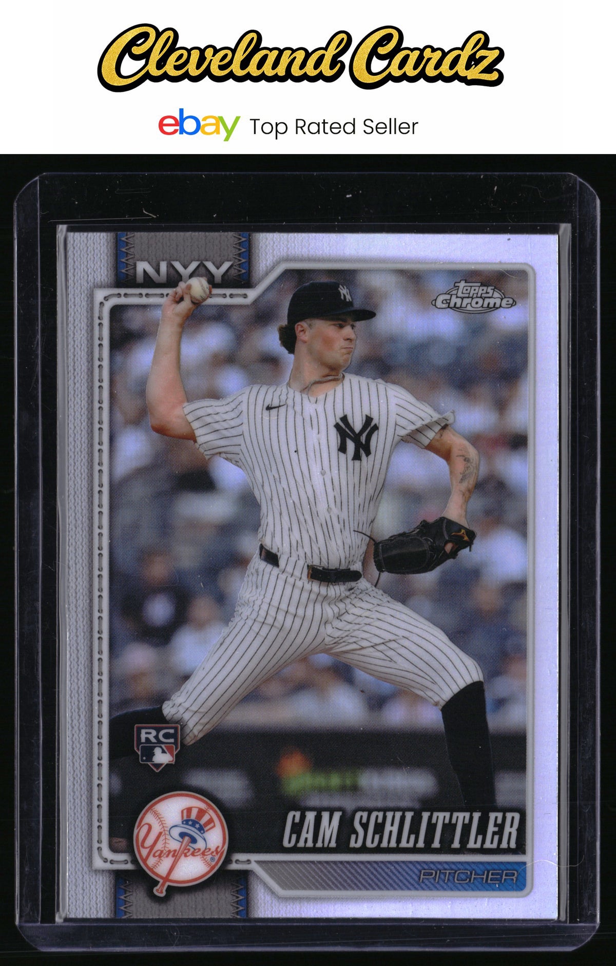 2026 Topps Chrome #262 Cam Schlittler Refractors