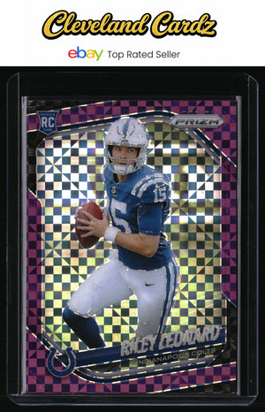 2025 Panini Prizm #342 Riley Leonard Purple Power #/49