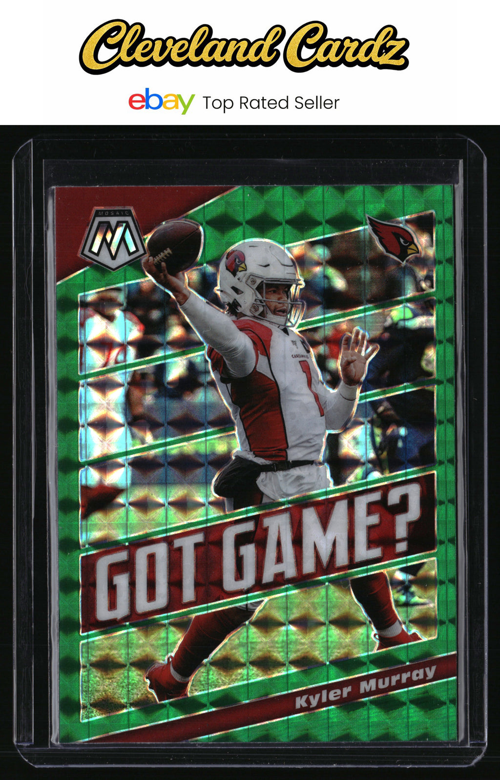 2020 Panini Mosaic #GG25 Kyler Murray Got Game? Prizm Green