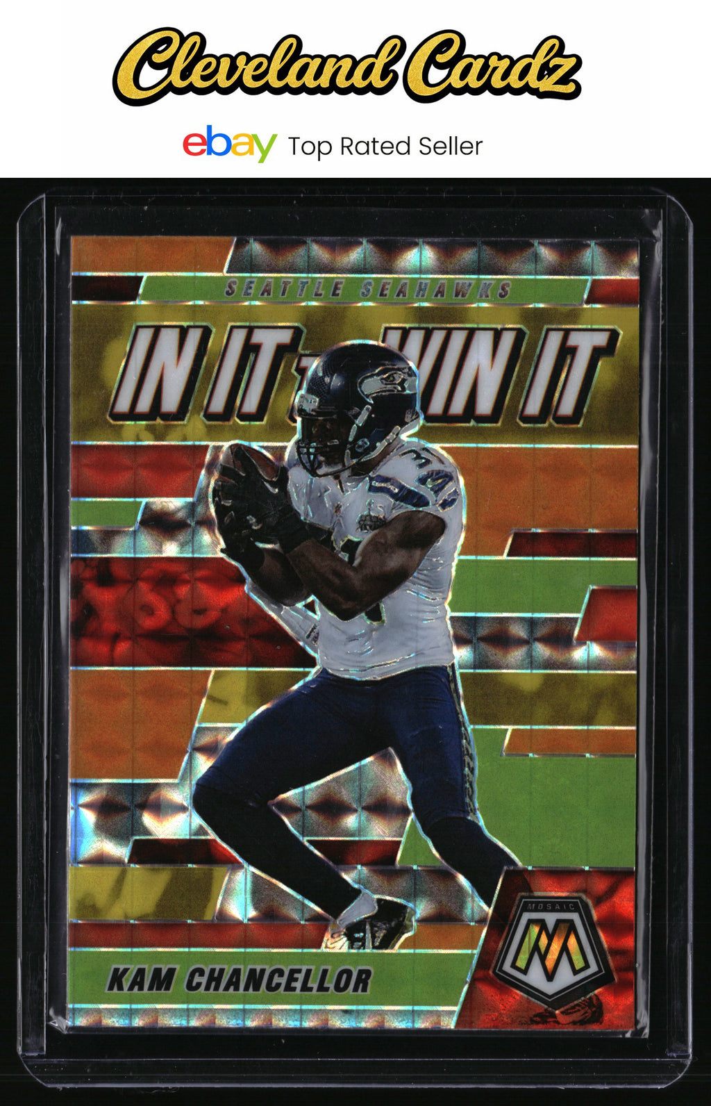 2021 Panini Mosaic #WIN8 Kam Chancellor In It to Win It