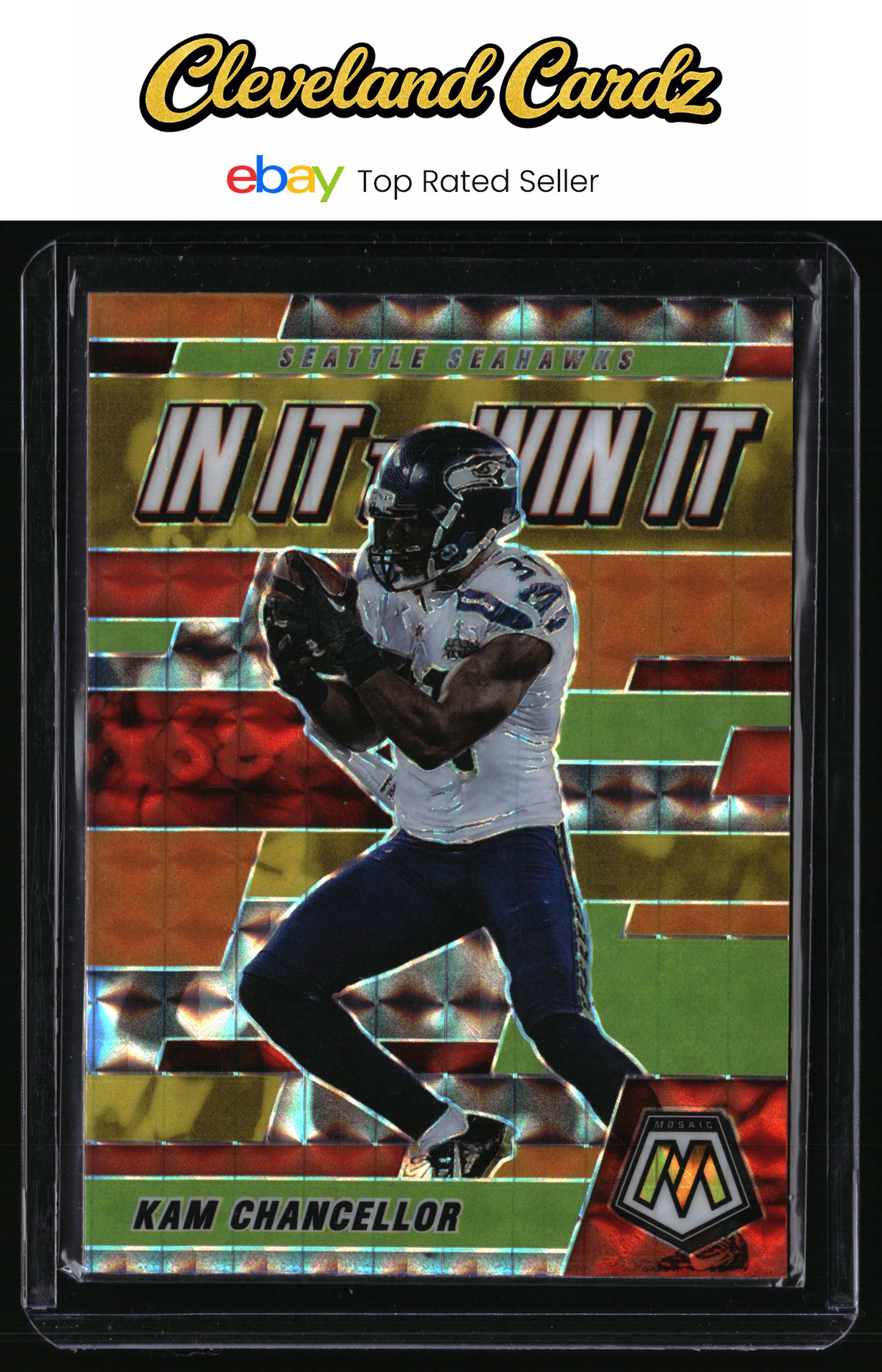 2021 Panini Mosaic #WIN8 Kam Chancellor In It to Win It